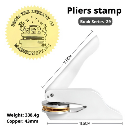 Hand pliers steel printing embossing machine