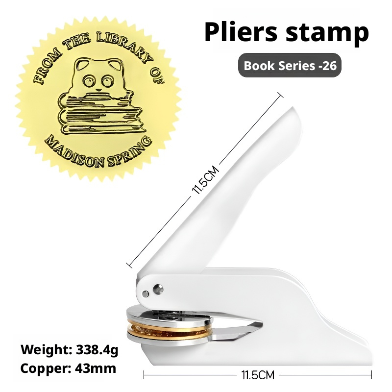 Hand pliers steel printing embossing machine