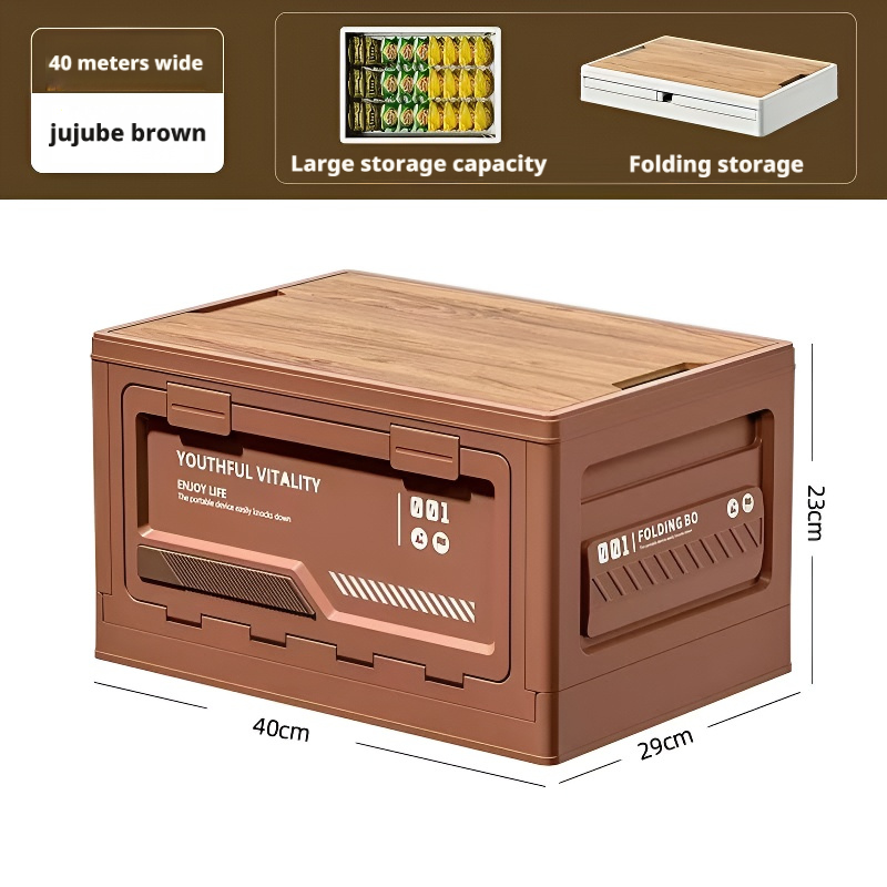 Outdoor folding storage box