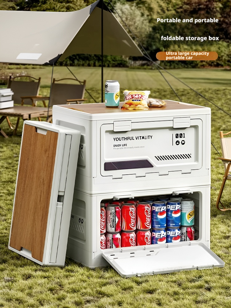 Outdoor folding storage box