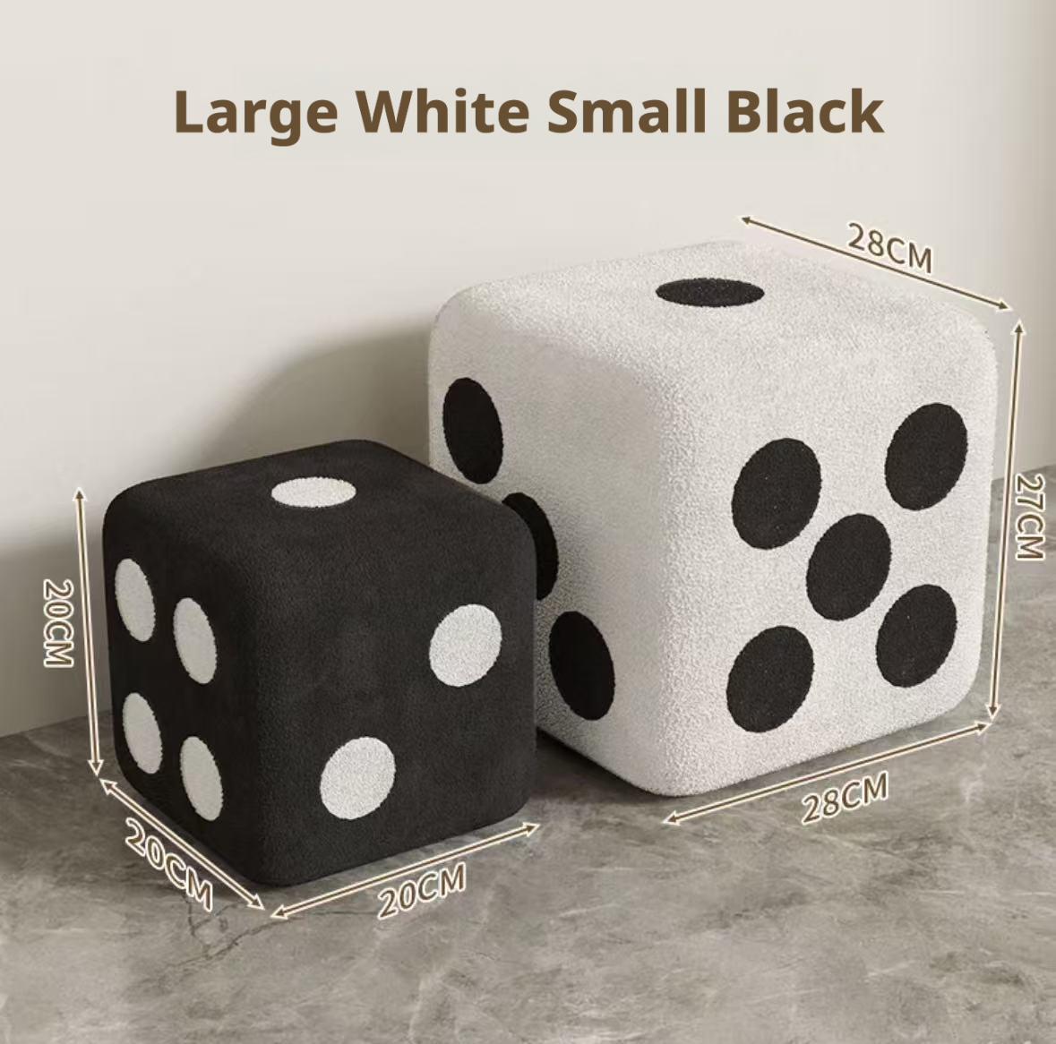 Household dice stool