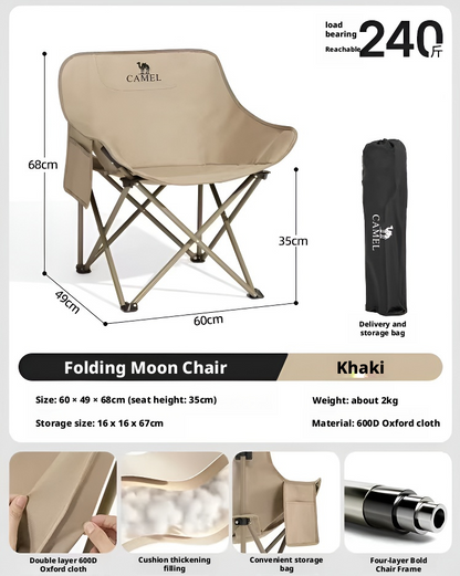 Outdoor camping folding chair