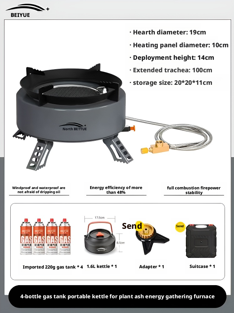 Outdoor portable gas stove