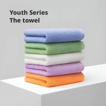 Household bath towel and face towel