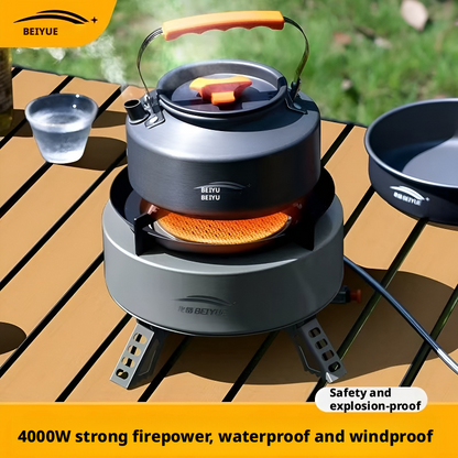 Outdoor portable gas stove