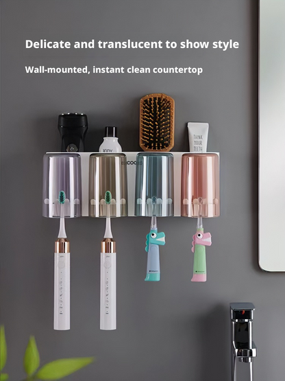 Household toothbrush holder