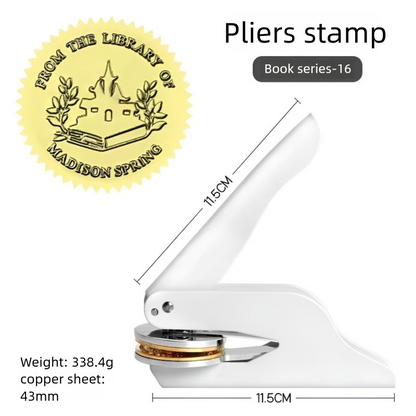 Hand pliers steel printing embossing machine