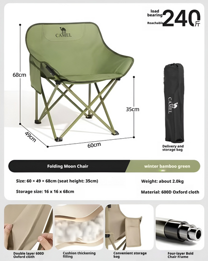 Outdoor camping folding chair