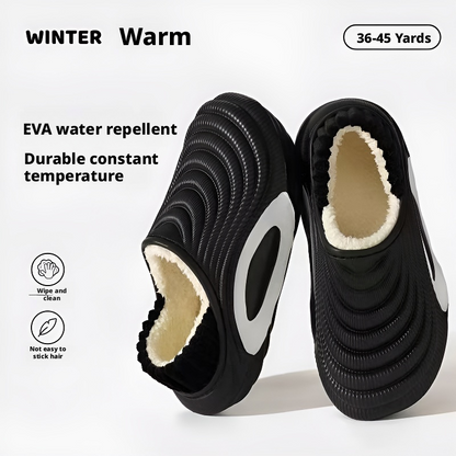 Waterproof plush warm shoes