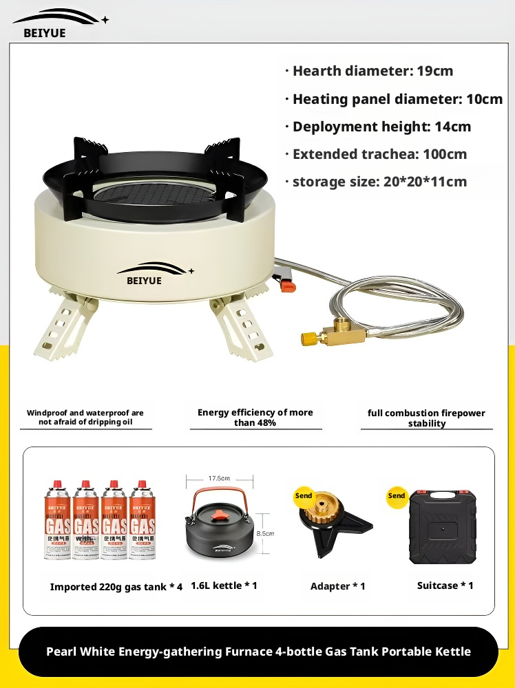 Outdoor portable gas stove