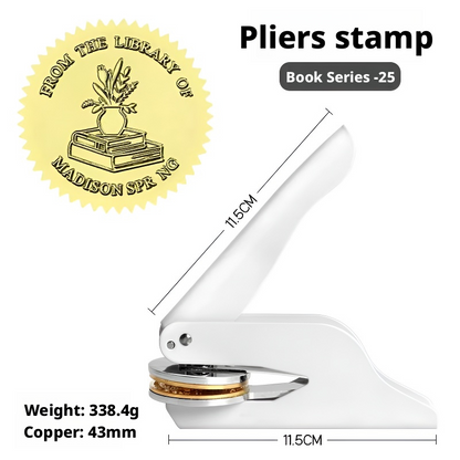 Hand pliers steel printing embossing machine