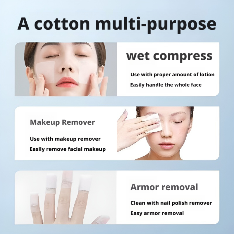 Pure cotton makeup remover cotton