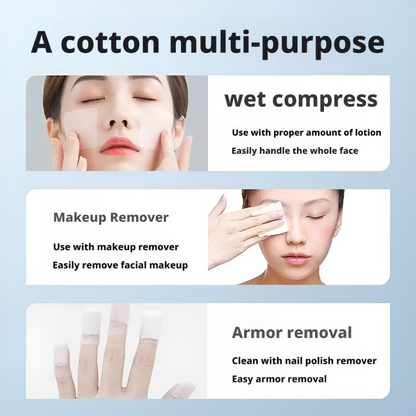 Pure cotton makeup remover cotton