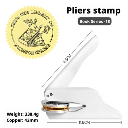 Hand pliers steel printing embossing machine