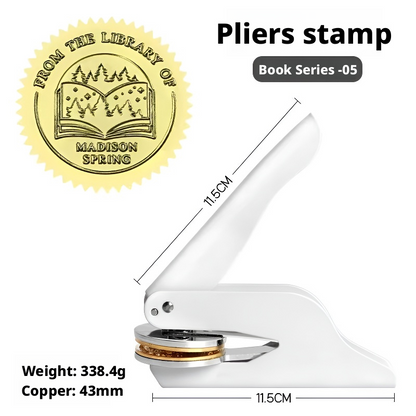 Hand pliers steel printing embossing machine