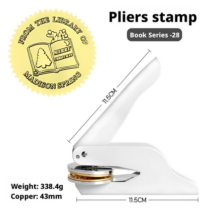 Hand pliers steel printing embossing machine