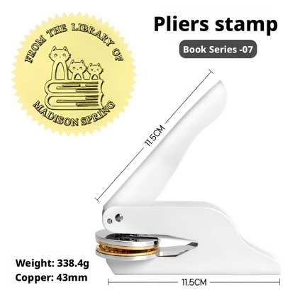 Hand pliers steel printing embossing machine