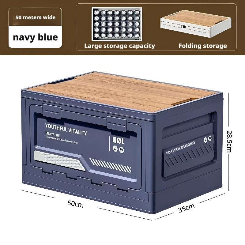 Outdoor folding storage box