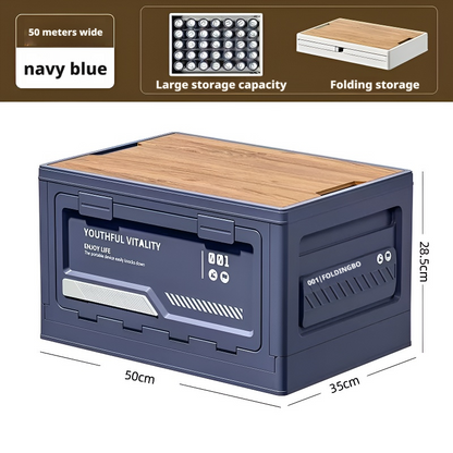 Outdoor folding storage box