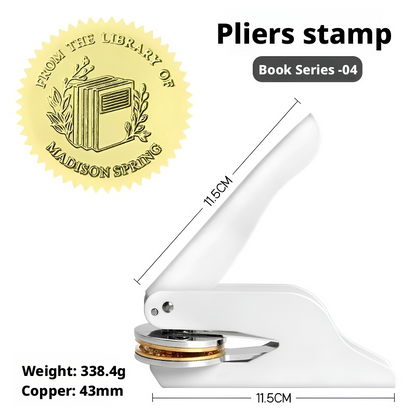 Hand pliers steel printing embossing machine