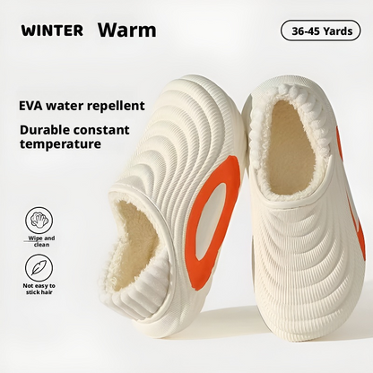 Waterproof plush warm shoes