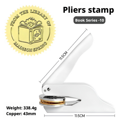 Hand pliers steel printing embossing machine