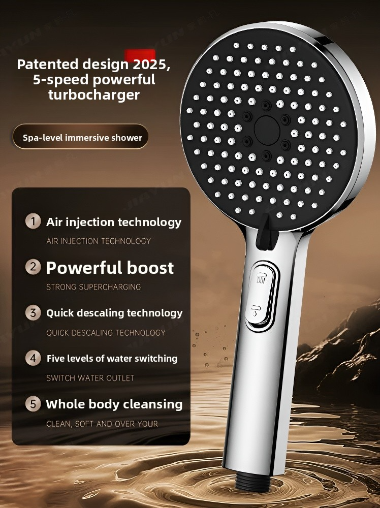 Household shower head set