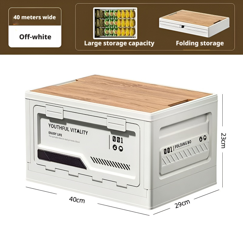 Outdoor folding storage box