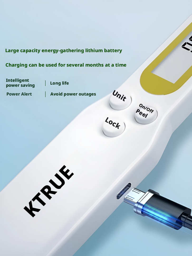 Electronic weighing spoon