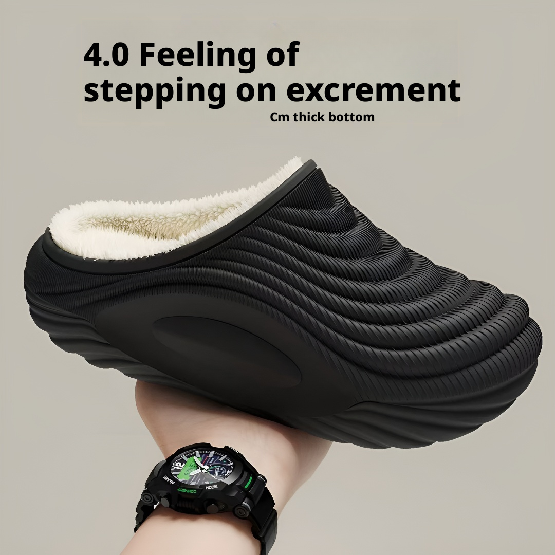 Waterproof plush warm shoes