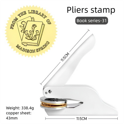 Hand pliers steel printing embossing machine