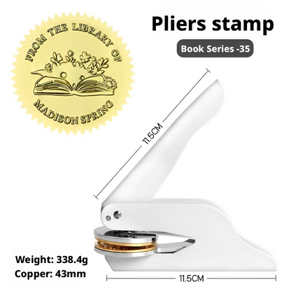 Hand pliers steel printing embossing machine