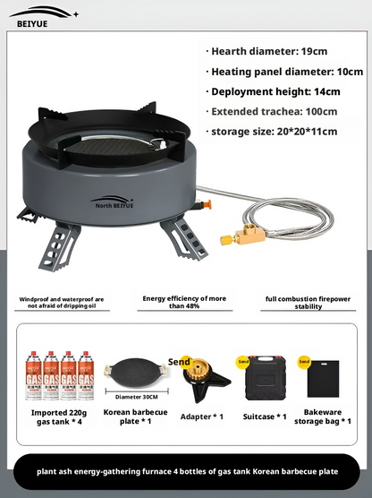 Outdoor portable gas stove