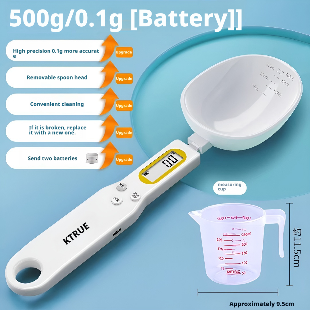 Electronic weighing spoon