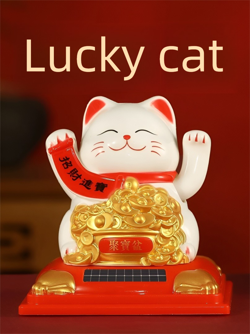 Feng Shui lucky cat ornaments