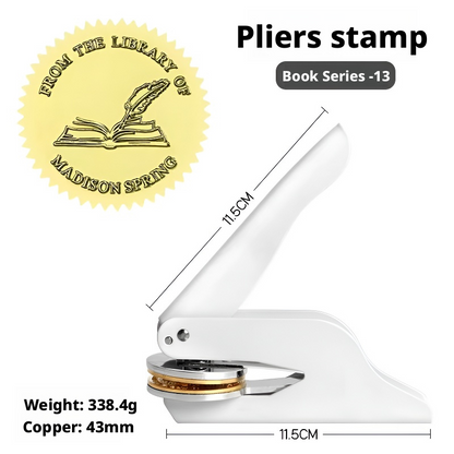 Hand pliers steel printing embossing machine